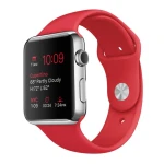 ساعت مچی هوشمند Apple واچ مدل 42mm Stainless Steel Case with (PRODUCT)RED Sport Band