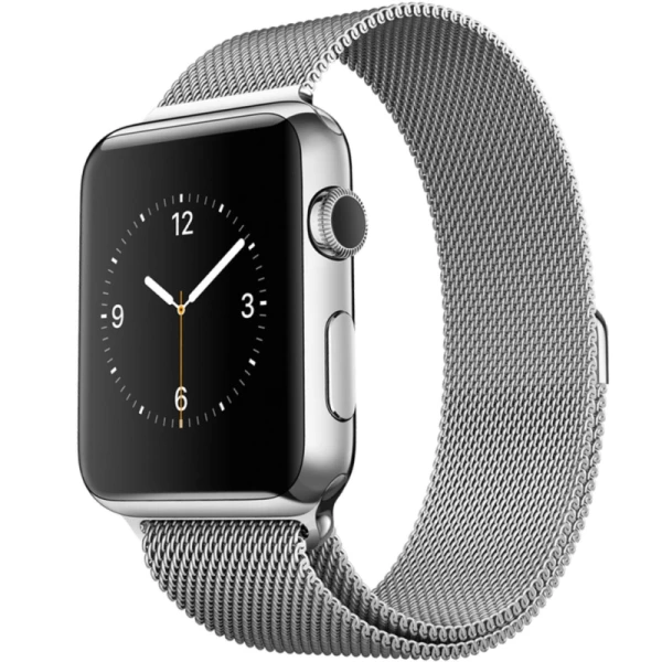 ساعت هوشمند اپل Apple واچ مدل 42mm Stainless Steel Case with Milanese Loop