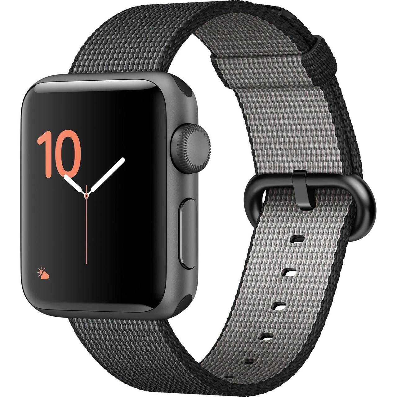 ساعت هوشمند اپل Apple واچ سری 2 مدل 38mm Space Gray Aluminum Case With Black Nylon Band