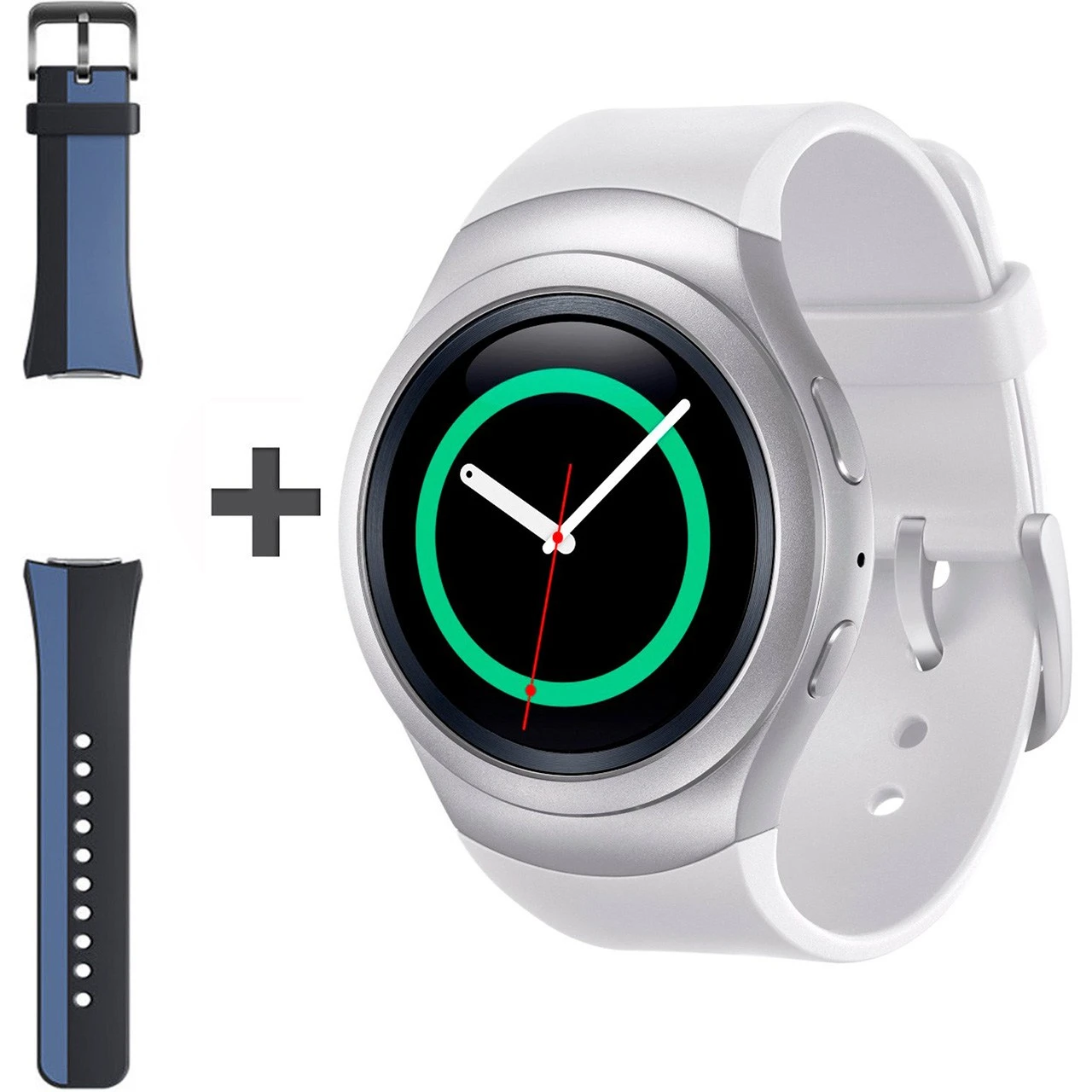 ساعت هوشمند Samsung مدل Gear S2 SM-R720 به همراه بند لاستیکی اضافه