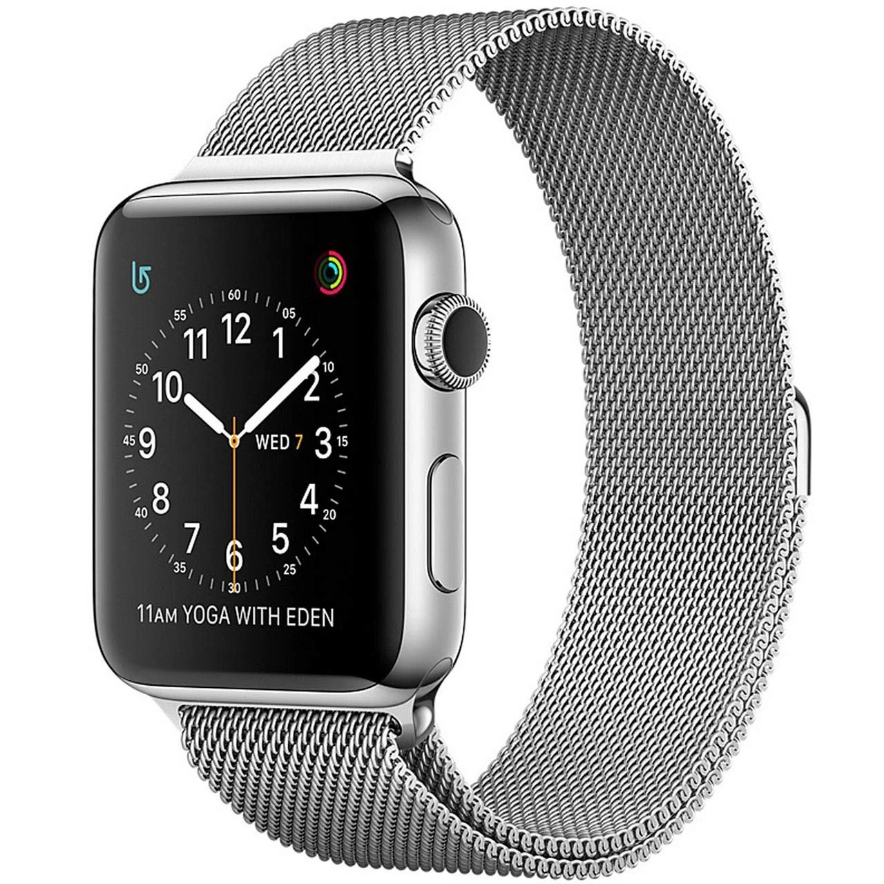 ساعت هوشمند اپل Apple واچ سری 2 مدل 42mm Stainless Steel Case with Milanese Loop