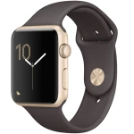 ساعت هوشمند اپل Apple واچ سری 1 مدل 42mm Gold Aluminum Case with Cocoa Band