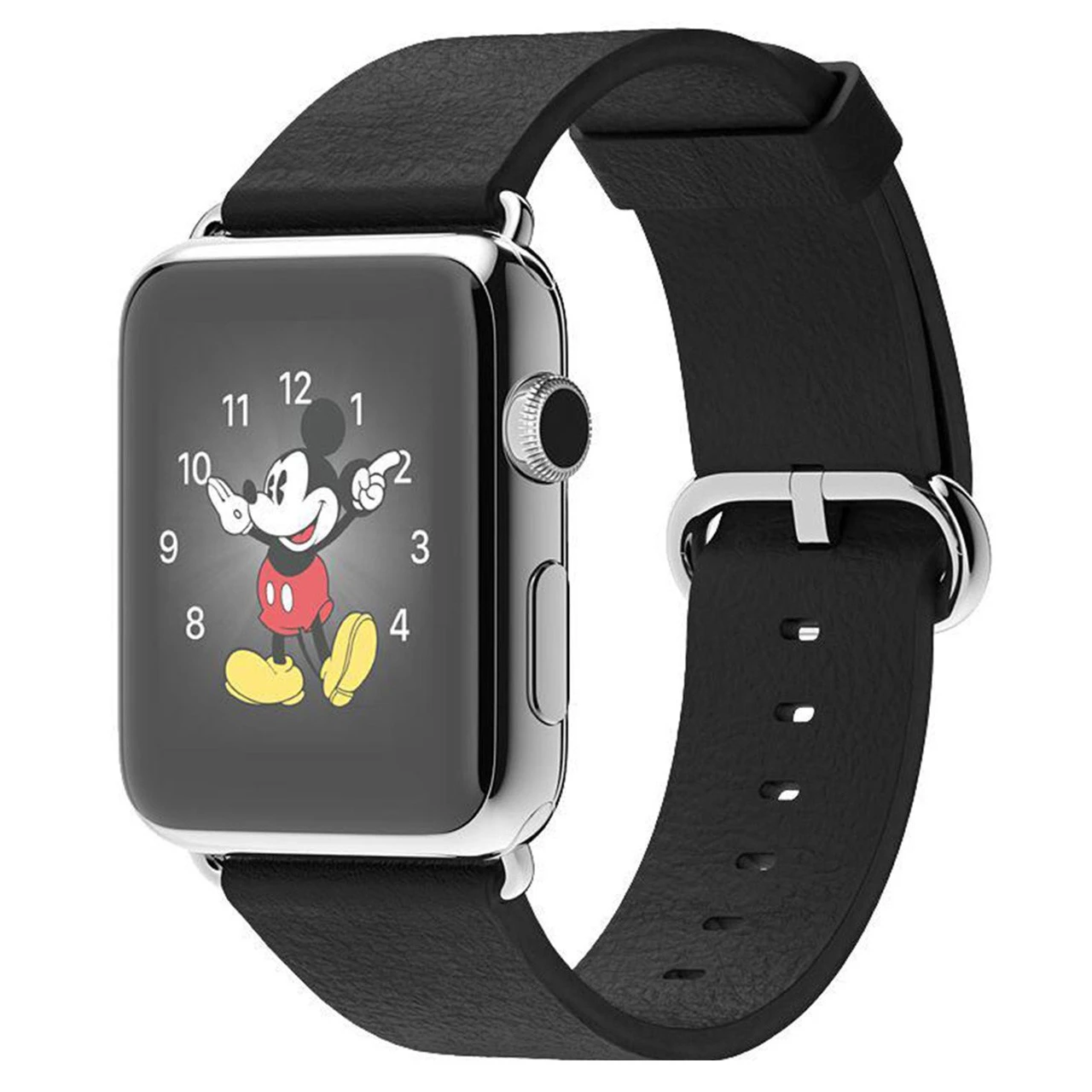 ساعت مچی هوشمند Apple واچ مدل 38mm Stainless Steel Case with Black Classic Buckle