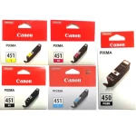 مجموعه 5 عددی کارتریج canon مدل 450-451