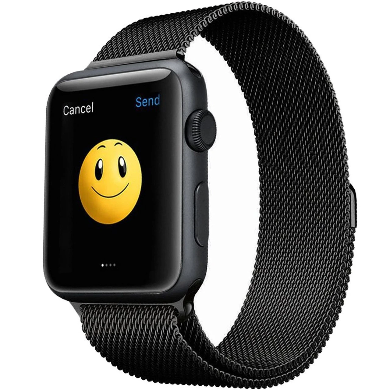 ساعت مچی هوشمند Apple واچ مدل 42mm Stainless Steel Case with Milanese Loop Black