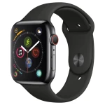 ساعت هوشمند اپل Apple واچ سری 4 مدل 44mm Space Black Stainless alumiuim Case with Black Sport Band
