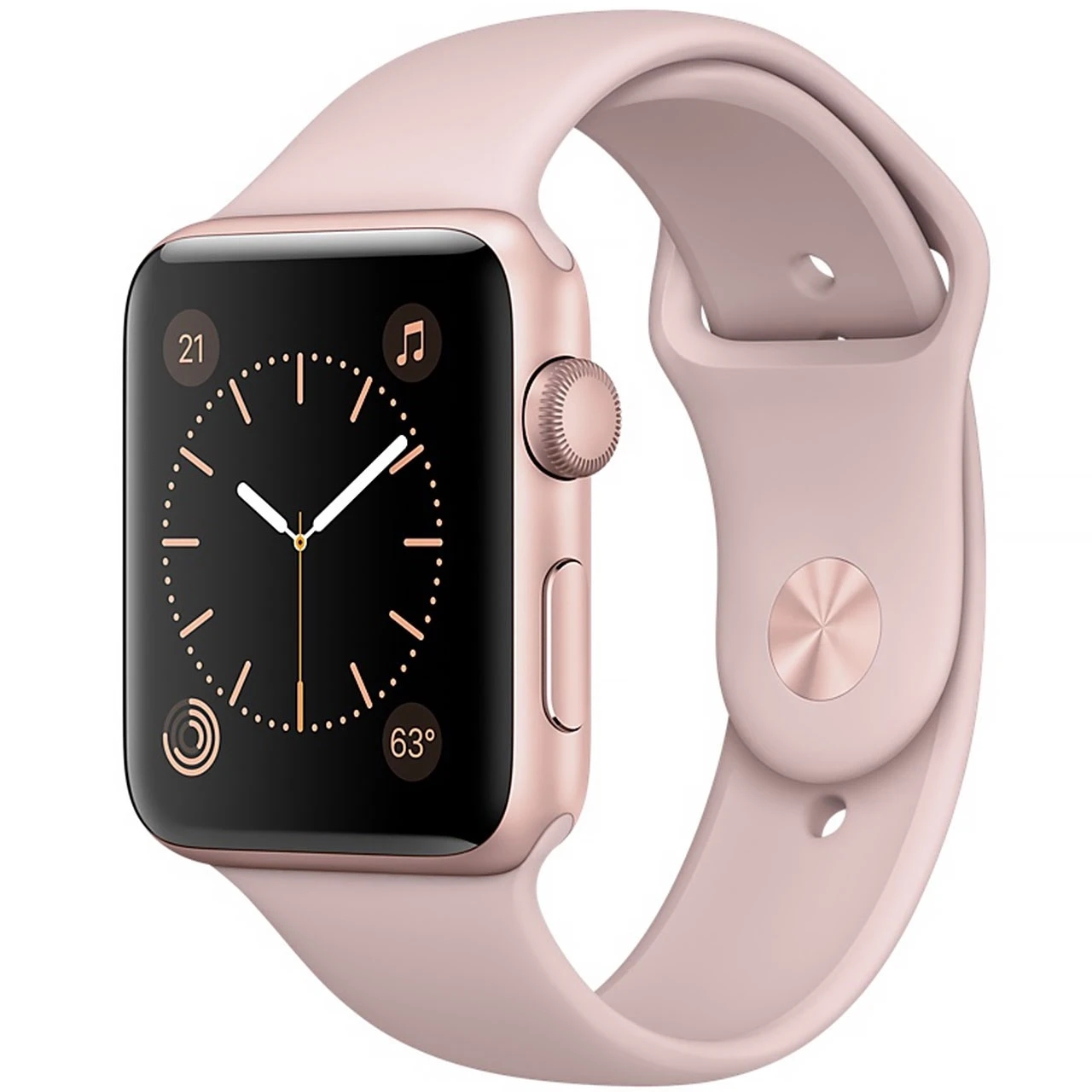 ساعت هوشمند اپل Apple واچ سری 1 مدل 42mm Rose Gold Case with Pink Sand Band