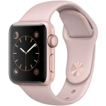 ساعت هوشمند اپل Apple واچ سری 2 مدل 38mm Rose Gold Aluminum Case with Pink Sand Sport Band