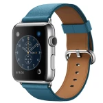 ساعت مچی هوشمند Apple واچ مدل 42mm Steel Case With Marine Blue Leather Band