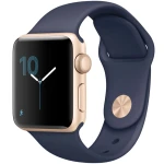 ساعت هوشمند اپل Apple واچ سری 2 مدل 38mm Gold Aluminum Case with Midnight Blue Sport Band