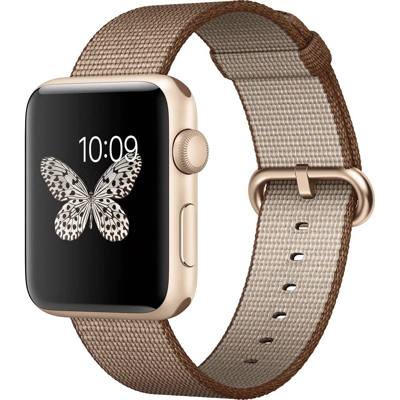 ساعت هوشمند اپل Apple واچ 2 مدل 42mm Gold Aluminum Case with Coffe Caramel Band