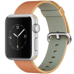 ساعت هوشمند اپل Apple واچ مدل 38mm Aluminum Case With Gold/Red Woven Nylon