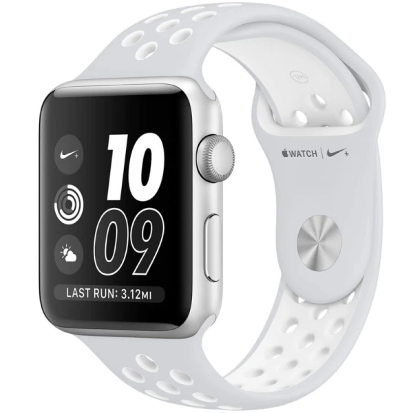 ساعت هوشمند اپل Apple واچ سری 2 مدل Nike Plus 38mm Silver Aluminum Case with Pure Platinum/White Nike Sport Band