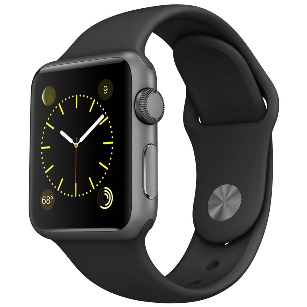 ساعت هوشمند اپل Apple واچ مدل 38mm Space Gray Aluminum Case with Black Sport Band