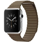 ساعت هوشمند اپل Apple واچ مدل 42mm Steel Case With Light Brown Leather Loop Medium Band