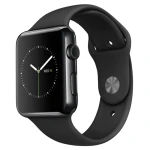 ساعت مچی هوشمند Apple واچ مدل 38mm Space Black Stainless Steel Case with Black Sport Band