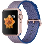 ساعت هوشمند اپل Apple واچ مدل 38mm Rose Gold Aluminium Case With Royal Blue Nylon Band