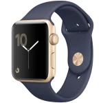 ساعت هوشمند اپل Apple واچ سری 2 مدل 42mm Gold Aluminum Case with Midnight Blue Sport Band