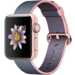 ساعت هوشمند اپل Apple واچ سری 2 مدل 38mm Rose Gold Aluminum Case with Woven Nylon