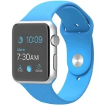 ساعت مچی هوشمند Apple واچ مدل 38mm Silver Aluminum Case With Blue Sport Band