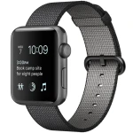 ساعت هوشمند اپل Apple واچ سری 2 مدل 42mm Space Gray Aluminum Case with Black Woven Nylon