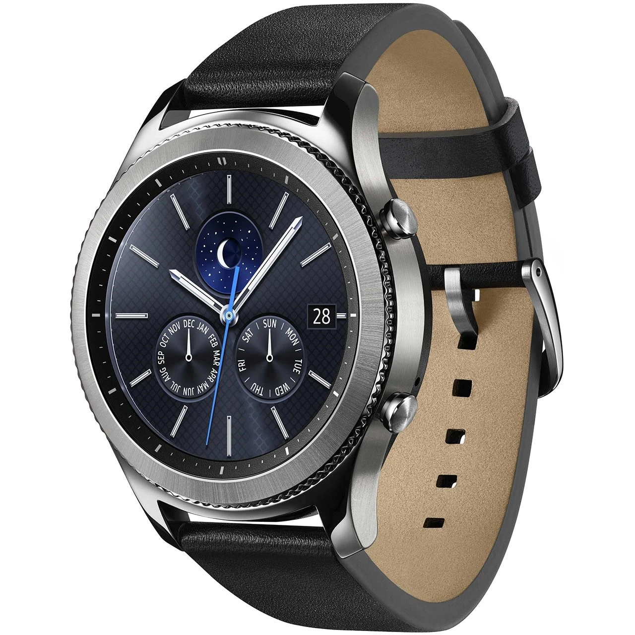 ساعت هوشمند Samsung مدل Gear S3 Classic SM-R770 Black Leather