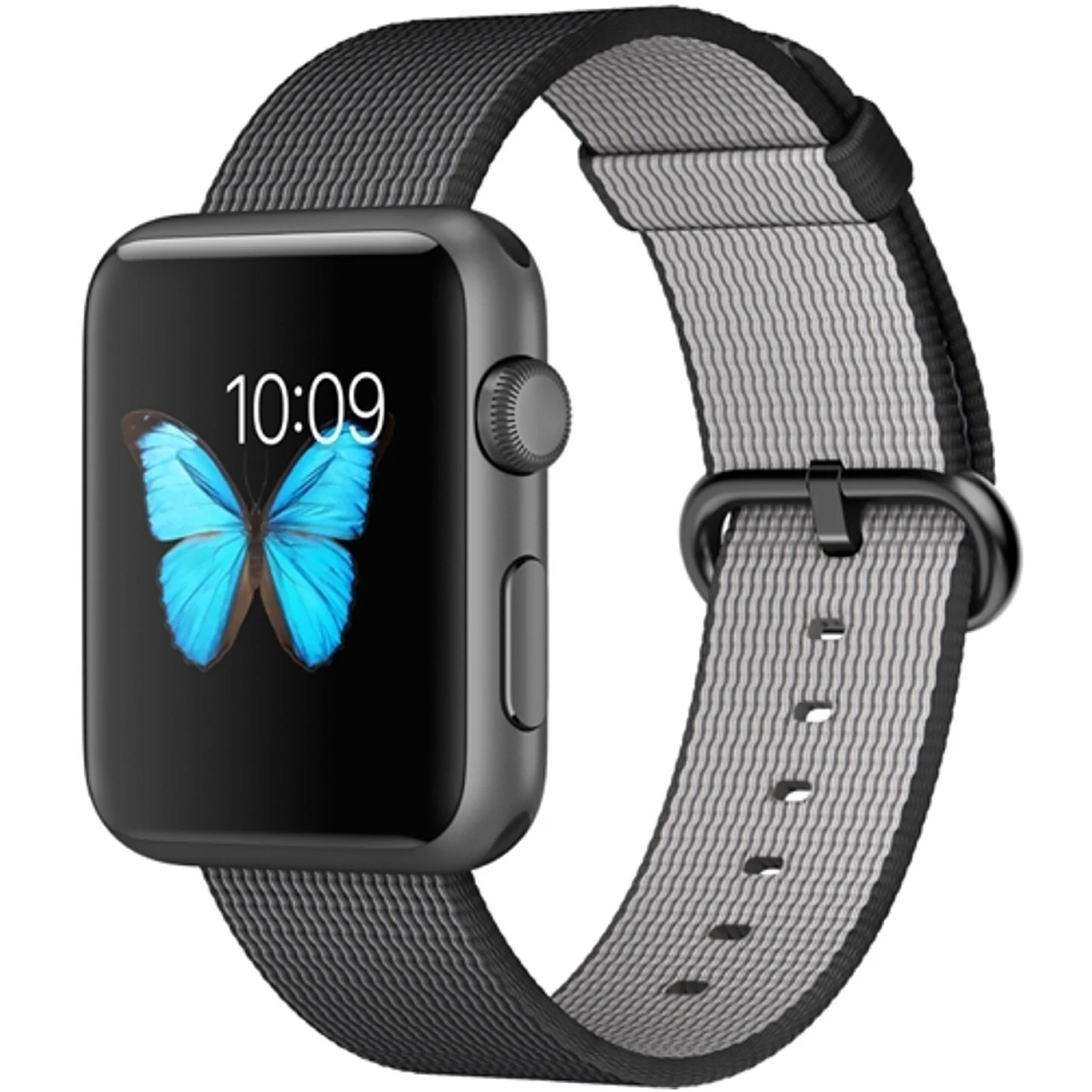 ساعت هوشمند اپل Apple واچ مدل 42mm Aluminum Gray Case With Black Woven Nylon
