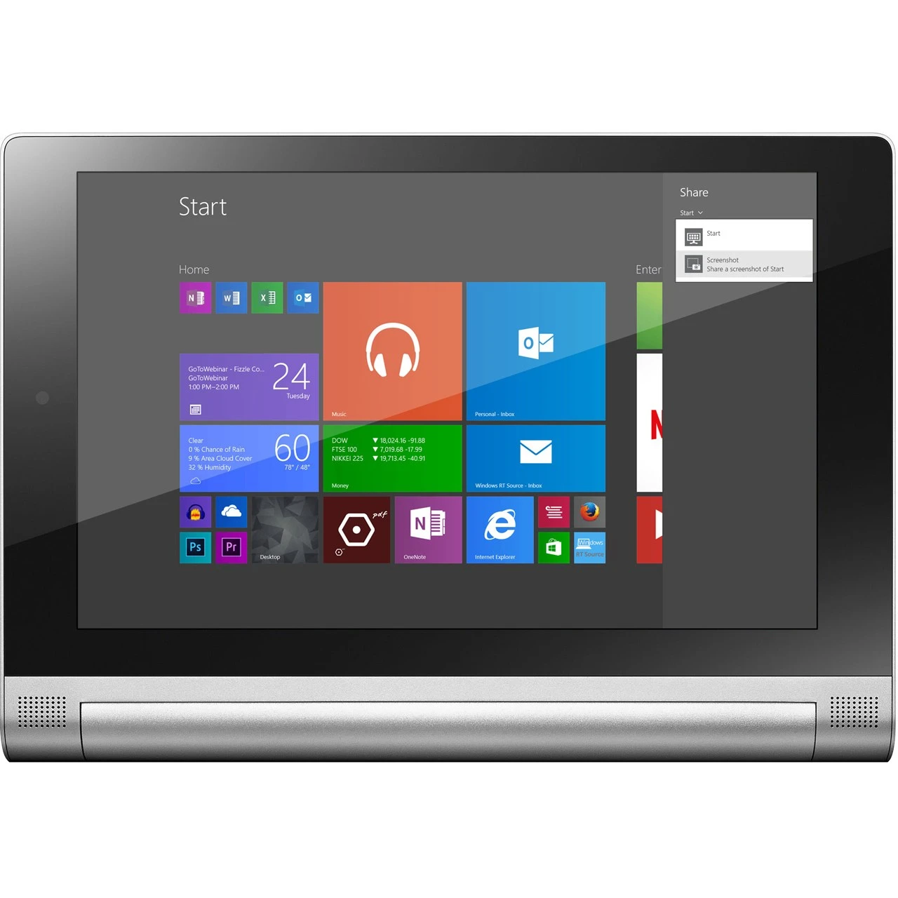 تبلت lenovo مدل Yoga Tablet 2 with Windows 851F ظرفیت 32 گیگابایت