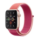 ساعت هوشمند اپل Apple واچ سری 5 مدل 44mm GOLD ALUMINUM CASE WITH SPORT LOOP BAND