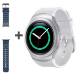 ساعت هوشمند Samsung مدل Gear S2 SM-R720 به همراه بند لاستیکی آبی اضافه