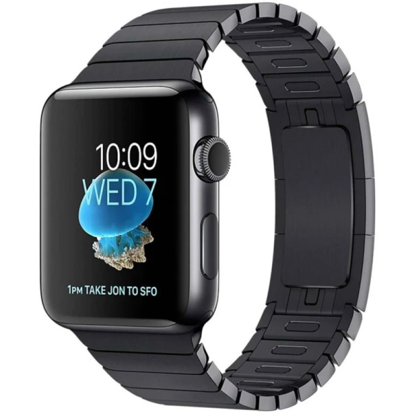 ساعت هوشمند اپل Apple واچ سری 2 مدل 42mm Space Black Steel Case with Link Bracelet