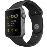 ساعت هوشمند اپل Apple واچ سری 1 مدل 42mm Space Gray Aluminum Case with Black Sport Band