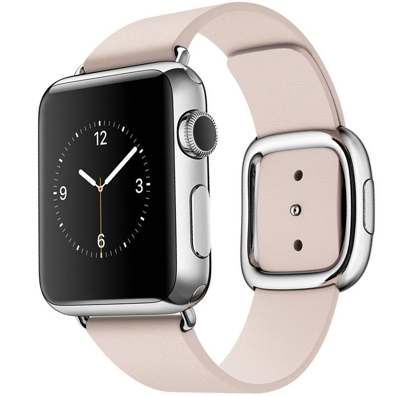 ساعت مچی هوشمند Apple واچ مدل 38mm Stainless Steel Case with Pink Modern Buckle