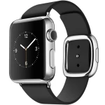 ساعت مچی هوشمند Apple واچ مدل 38mm Stainless Steel Case with Black Modern Buckle