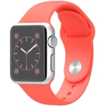 ساعت هوشمند اپل Apple واچ مدل 38mm Silver Aluminium Case With Orange Sport Band