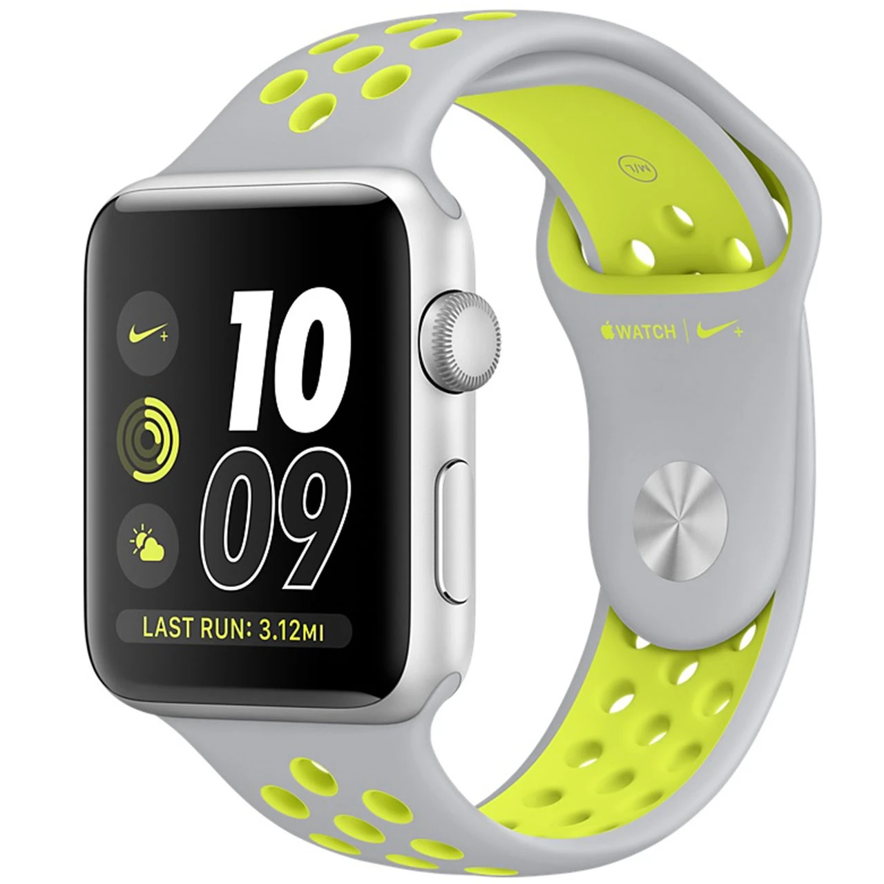 ساعت هوشمند اپل Apple واچ سری 2 مدل Nike Plus 42mm Silver with Silver Volt Band