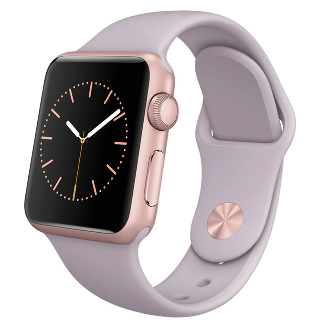 ساعت هوشمند اپل Apple واچ مدل 38mm Rose Gold Aluminum Case with Lavender Sport Band