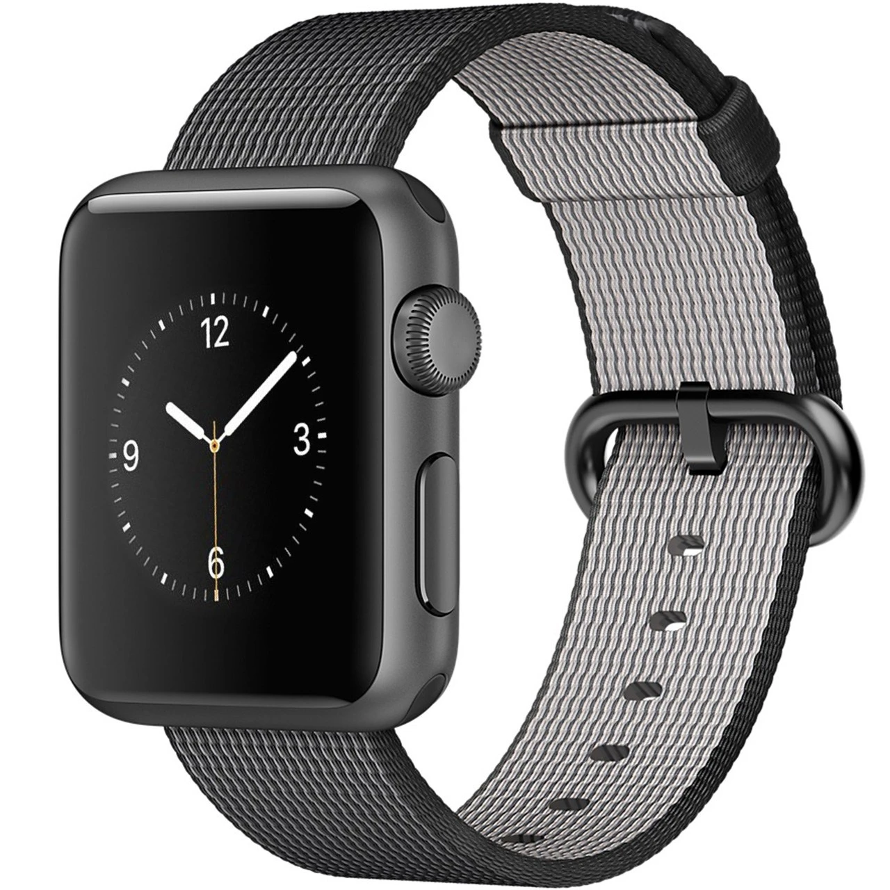 ساعت هوشمند اپل Apple واچ مدل 38mm Aluminum Case With Black Woven Nylon
