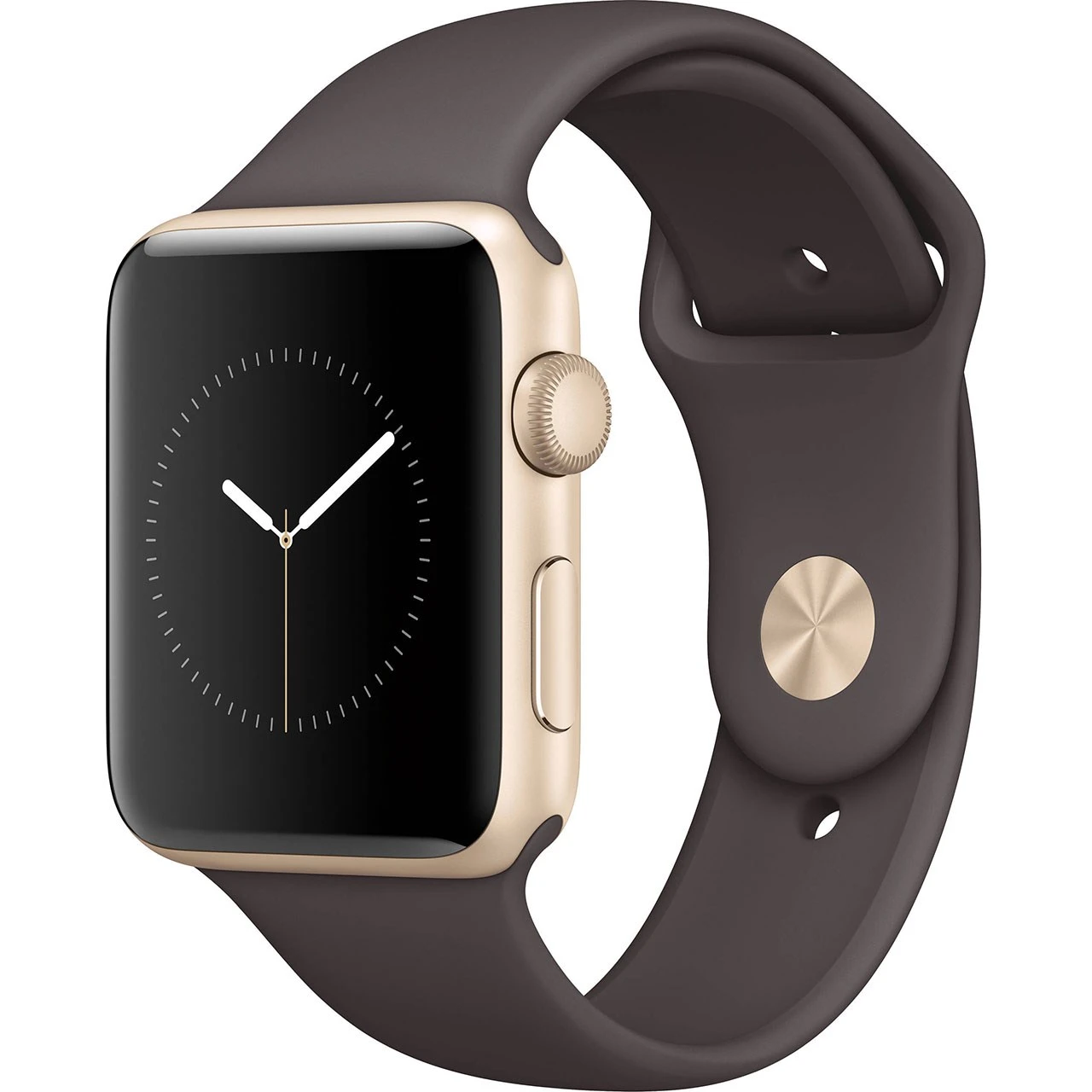 ساعت هوشمند اپل Apple واچ سری 2 مدل 42mm Gold Aluminum Case with Cocoa Sport Band