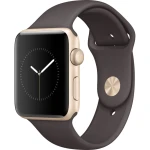 ساعت هوشمند اپل Apple واچ سری 2 مدل 42mm Gold Aluminum Case with Cocoa Sport Band